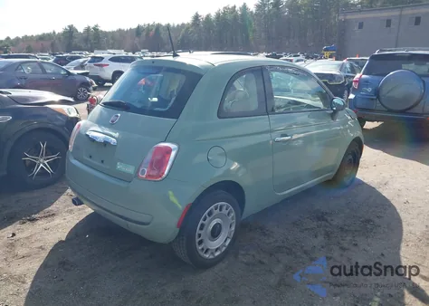 2012 Fiat 500 Pop from USA, damaged, VIN 3C3CFFAR9CT381418
